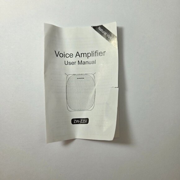 NWT -- Zoweetek Original Voice Amplifier (Model ZW-Z258) Portable PA System - Picture 12 of 14